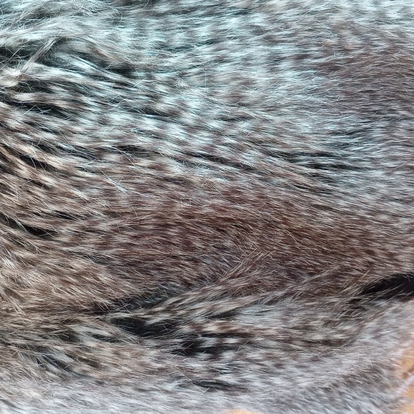 Guess Ladies Faux Fur Vest Size:XS Color:Gray, White, Black - Picture 3 of 11